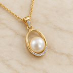 Pearl Halo Pendant