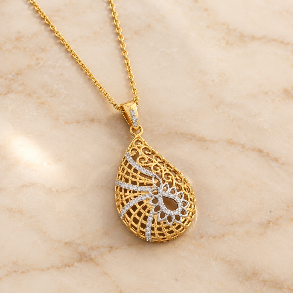 Elegant Filigree Pendant