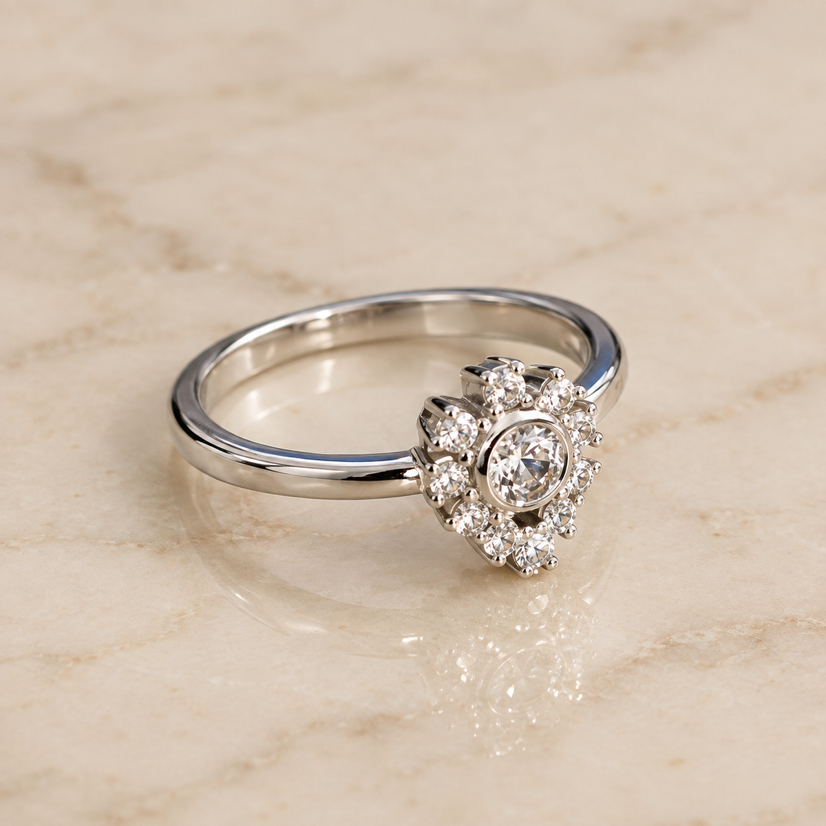 Snowflake Bloom Ring