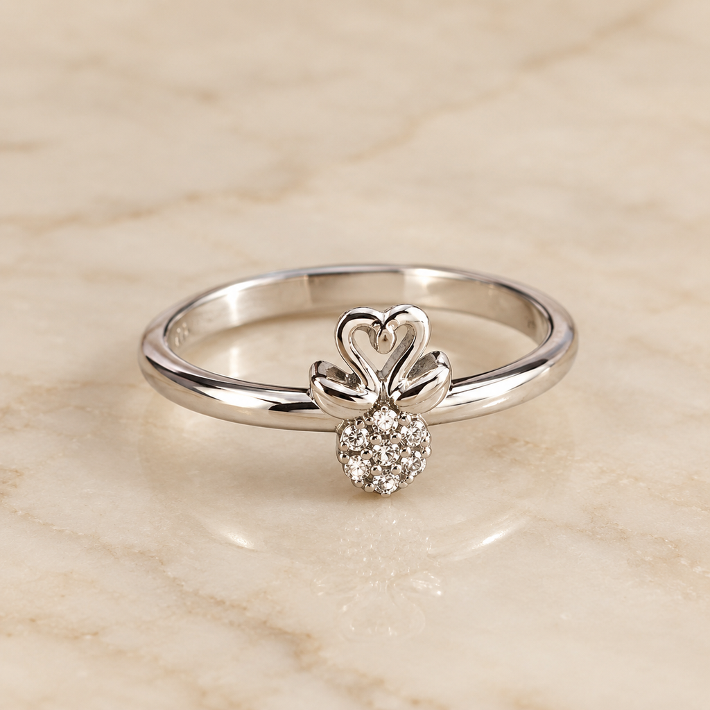 Swan Embrace Ring