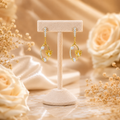 Butterfly Elegance Earrings - 925 Silver 20K Gold Plated - SELEN