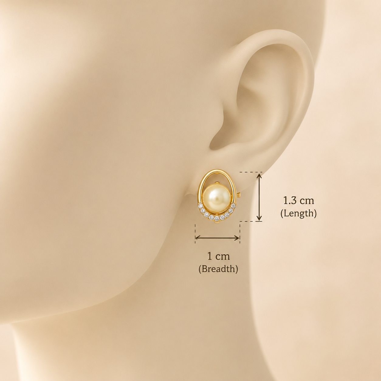 Purest Promise Earrings - Dimension Guide - SELEN
