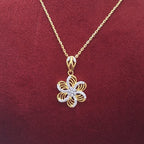 Bloom Forever Pendant - 925 Silver 20K Gold Plated - SELEN