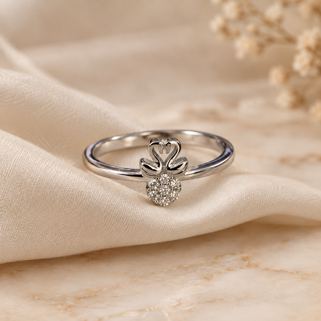 Swan Embrace Ring