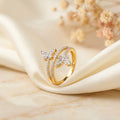 Butterfly Duet Ring