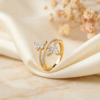 Butterfly Duet Ring
