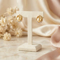Sunlit Pearl Studs
