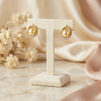 Sunlit Pearl Studs