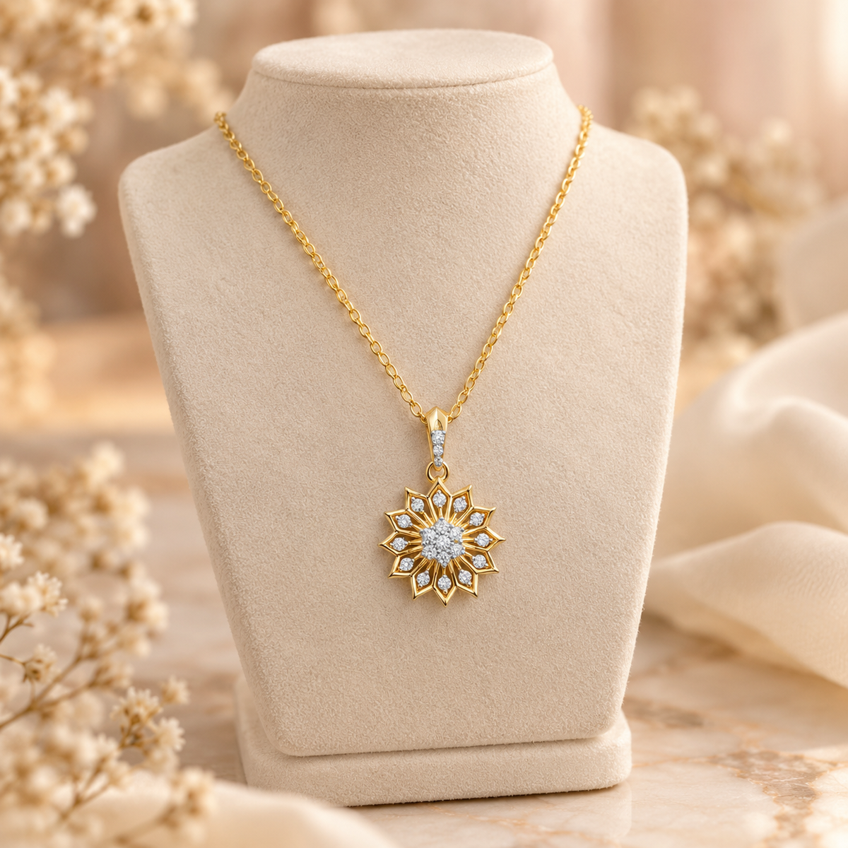 Sunburst Bloom Pendant