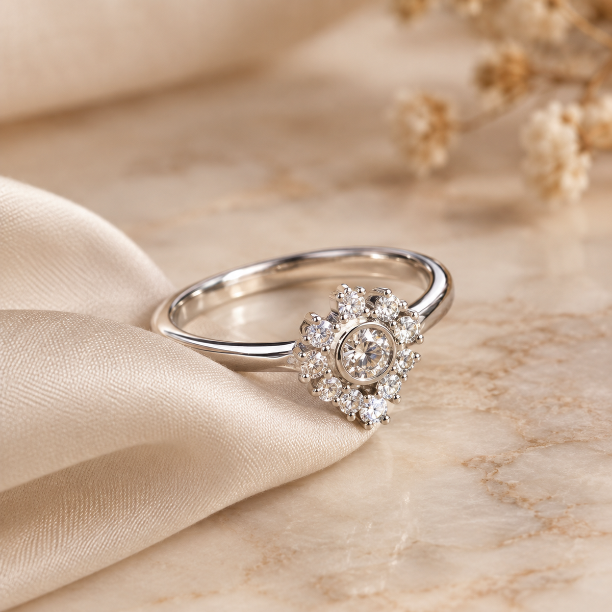Snowflake Bloom Ring