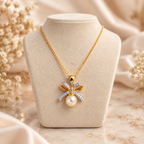 Ribbon Pearl Pendant