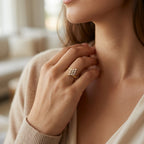 Marquise Leaf Ring
