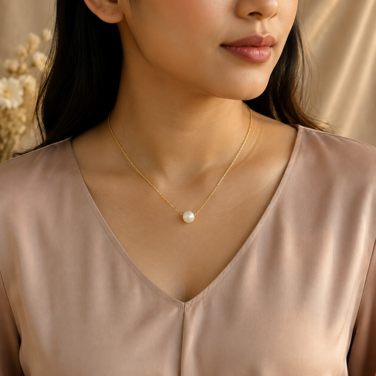 Solitaire Pearl Drop